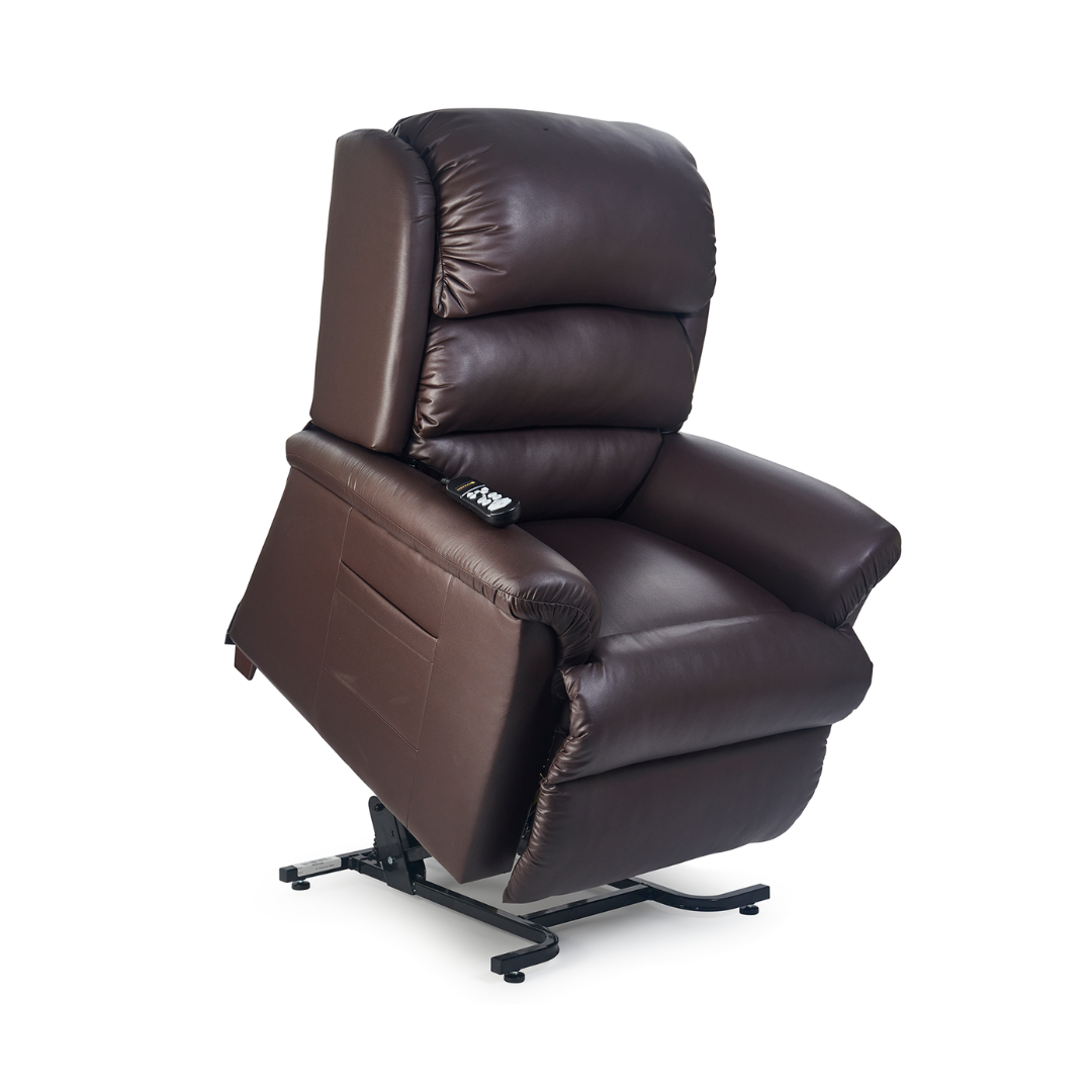 Golden Tech PR766 Relaxer MaxiComfort® Ultimate Recliner with Assisted Lift - Medium - Coffee Bean